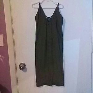 Forest green dress